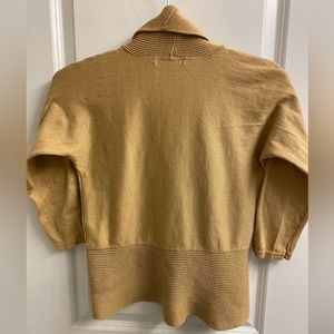 Sweater - open cardigan with 3/4 sleeves